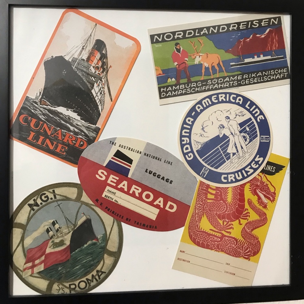 LOUIS VUITTON Ocean Liner Labels - Picture 9 of 9